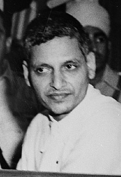 Nathuram Vinayak Godse, el asesino.